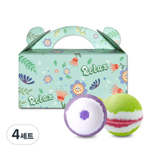 아르비앙 배쓰밤 릴렉스 2구세트 거품 입욕제, 130g, 4세트