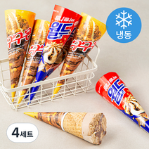 롯데웰푸드 월드콘 160ml x 4개입 + 구구콘 160ml x 4개입 세트 (냉동), 4세트