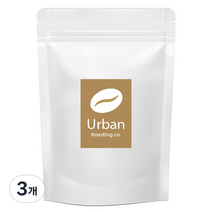 어반로스팅 에티오피아 예가체프 싱글 오리진 분쇄커피, 모카포트 가정용에스프레소, 500g, 3개