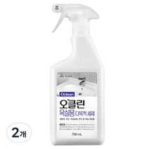 오클린 욕실용 다목적 세제, 750ml, 2개
