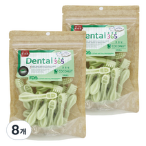 덴탈365 반려견 간식 150g, 코코넛, 8개