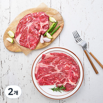 미트엔조이 미국산 프라임 척아이롤 구이용 (냉장), 500g, 2개