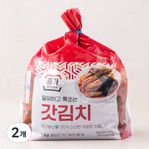 종가 갓김치, 1kg, 2개