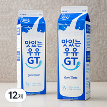 남양유업 맛있는 우유 GT, 900ml, 12개