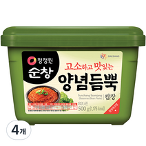 청정원 순창 양념듬뿍 쌈장, 500g, 4개
