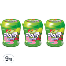 크라운 마이쮸 용기 사과, 110g, 9개
