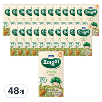 매일유업 요미요미 유기농 주스, 야채믹스, 125ml, 48개