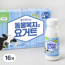 풀무원다논 동물복지 인증목장 요거트, 16개, 200ml
