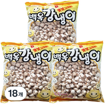 백옥 강냉이 과자, 200g, 18개