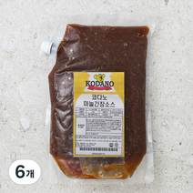 코다노 마늘간장 소스, 2kg, 6개