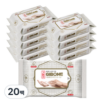 기본에 손세정 전용 물티슈 휴대형, 20매, 20팩