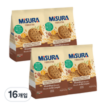 미주라 통밀 비스켓, 120g, 16개입