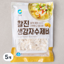 청정원 찰진 생감자 수제비, 300g, 5개