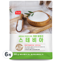 오큐비 스테비아 설탕, 300g, 6개