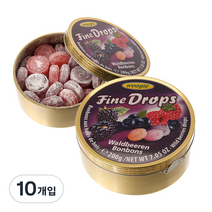 우기 와일드베리 드롭스 캔디, 200g, 10개입