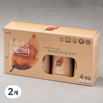 범산목장 유기가공식품 인증 유기농 밀크티 4p, 800ml, 2개