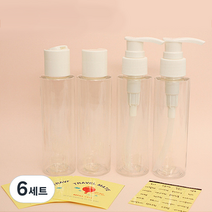 제이루 트레블 메이트 화장품용기 바스 앤 바디 키트, 바스앤바디 키트, 6세트