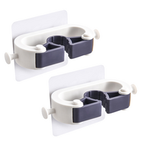 워니즈 청소도구 홀더 다용도 걸이, 화이트, 2개