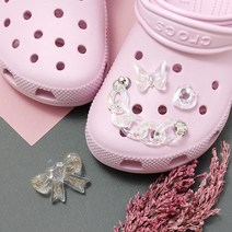 비단길 리본체인 신발 액세서리 파츠 4p