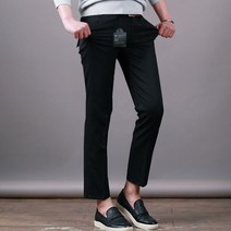 스댕클럽 남성용 9부 옆밴딩 슬랙스 바지 AD4071