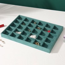 스타 포 컬러 쥬얼리 진열대 트레이, 03 그린 30칸, 1개