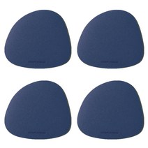 그리디파머스 가죽 티 코스터 4p, 8 블루문네이비