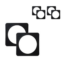 동광세이프티 칼라콘 덮개 보강고무, 6개