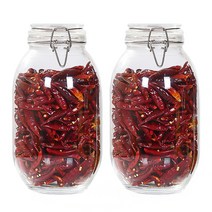 차이나다 다용도 밀폐 유리병, 2개, 3000ml