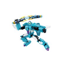 KAIZHI 상어변신메카로봇 호환블럭, 혼합색상