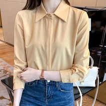 포플러앤씨 여성용 베니 심플 블라우스