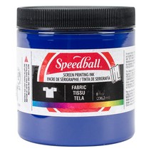 스피드볼 패브릭 실크스크린 잉크, Process Cyan, 236.2ml