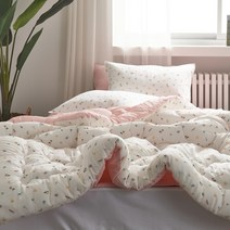 지베딩 캐럿 모달 옥수수솜 차렵 이불