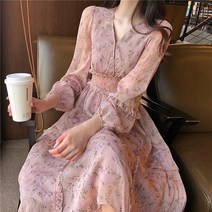 포플러앤씨 샤클린 쉬폰 원피스