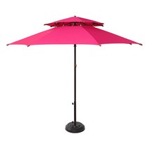 대양파라솔 2단 8각 카본 파라솔 지름 2300mm, 핑크, 1개