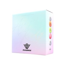 다이아윙스 고반발 비거리 전용 장타 골프공 X2 50p, 화이트, 1개