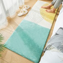 JCP 아트 패턴 스퀘어 롱 카페트