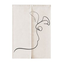 길그리 아트 드로잉 하프 커튼