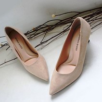 르본디 수제 스웨이드 스틸레토 힐 7cm