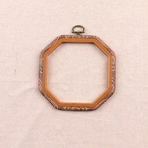 팔각형 자수틀 125mm, 혼합색상, 1개