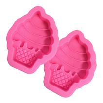 리브레캔들 아이스크림 석고방향제 비누 실리콘몰드 2p