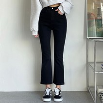 빼빼 여성용 히든밴딩수선없이 맞춰입는 부츠컷 스판 면바지 숏