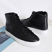 무스탕 남성용 아미르 하이탑 키높이 스니커즈 운동화 6cm