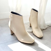 이사도라 골드링 뒷지퍼 앵클 부티 힐