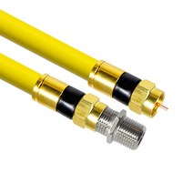 마하링크 국산 골드 고급형 RF 안테나 옐로우 5C 연장 동축 수제작 케이블 50M, MLZ-GRAY500(옐로우)
