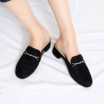 씨엔토 여성용 프레임 스웨이드 블로퍼 5cm 2ST46