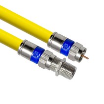 마하링크 고급형 RF 안테나 5C 연장 동축 케이블, MLZ-RAY200(옐로우)