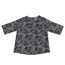 BFL 여성 사각블랙 인견7부 블라우스 770789