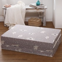 조은집 순면 3단 접이식 매트리스, 북극곰