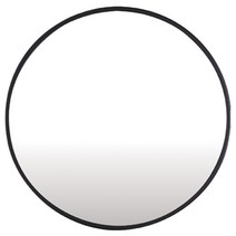 디자인 원형 거울 600 x 600 mm, 블랙