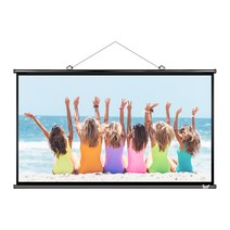 태리 16 : 9 60 와이드 족자형 빔프로젝터 스크린 가방 미포함